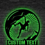 Sports Metal Sign Custom Rock Mountain Climbing 1