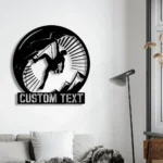 Sports Metal Sign Custom Rock Mountain Climbing 1
