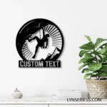 Sports Metal Sign Custom Rock Mountain Climbing 1