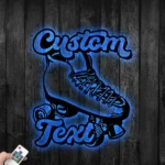 Sports Metal Sign Custom Roller Skates 1