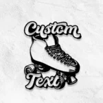 Sports Metal Sign Custom Roller Skates 1