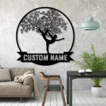 Sports Metal Sign Custom Sacred Tree 1