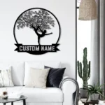 Sports Metal Sign Custom Sacred Tree 1