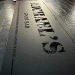 Sports Metal Sign Custom Skiing 1