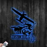 Sports Metal Sign Custom Skydiving 1