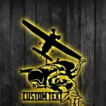 Sports Metal Sign Custom Skydiving 1