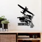 Sports Metal Sign Custom Skydiving 1