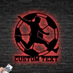 Sports Metal Sign Custom Soccer 1