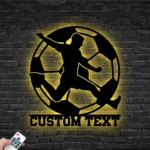 Sports Metal Sign Custom Soccer 1
