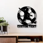 Sports Metal Sign Custom Soccer 1