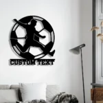 Sports Metal Sign Custom Soccer 1