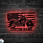 Sports Metal Sign Custom Us Dirt Bike 1