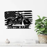 Sports Metal Sign Custom Us Dirt Bike 1