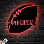 Sports Metal Sign Custom Us Football 1
