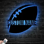 Sports Metal Sign Custom Us Football 1