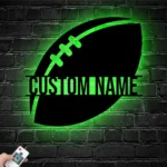 Sports Metal Sign Custom Us Football 1