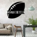 Sports Metal Sign Custom Us Football 1