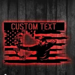 Sports Metal Sign Custom Us Man Archery 1