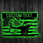 Sports Metal Sign Custom Us Man Archery 1