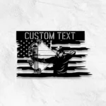 Sports Metal Sign Custom Us Man Archery 1