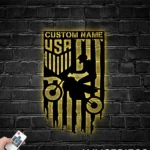 Sports Metal Sign Custom Us Motocross Biker 1