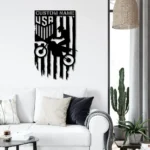 Sports Metal Sign Custom Us Motocross Biker 1