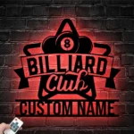 Sports Metal Sign Custom Us Snooker Player 1