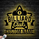 Sports Metal Sign Custom Us Snooker Player 1