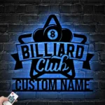 Sports Metal Sign Custom Us Snooker Player 1