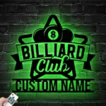 Sports Metal Sign Custom Us Snooker Player 1