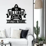 Sports Metal Sign Custom Us Snooker Player 1