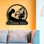 Sports Metal Sign Custom Yoga Studio 1