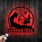 Sports Metal Sign Custom Yoga Studio 1