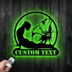 Sports Metal Sign Custom Yoga Studio 1