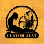 Sports Metal Sign Custom Yoga Studio 1