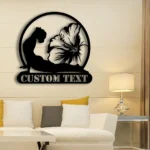 Sports Metal Sign Custom Yoga Studio 1