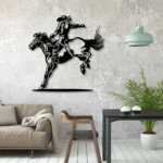 Sports Metal Sign Dallas Wrangler Riding Horse Name 1
