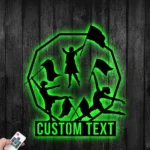 Sports Metal Sign Detailed Color Guard 1