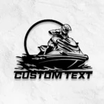 Sports Metal Sign Detailed Jet Ski 1