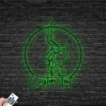 Sports Metal Sign Detailed Pole Dance 1