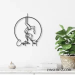 Sports Metal Sign Detailed Pole Dance 1
