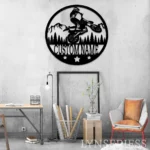 Sports Metal Sign Dirt Bike Biker Name 1