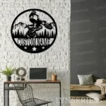 Sports Metal Sign Dirt Bike Biker Name 1