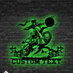 Sports Metal Sign Dirt Cycle 1
