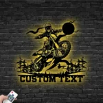 Sports Metal Sign Dirt Cycle 1