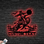 Sports Metal Sign Dirt Cycle 1