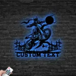 Sports Metal Sign Dirt Cycle 1