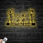 Sports Metal Sign Family Off Road Racing Biker 1