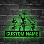 Sports Metal Sign Father Daughter Mx Racing Biker 1