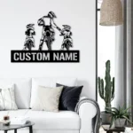 Sports Metal Sign Father Daughter Mx Racing Biker 1